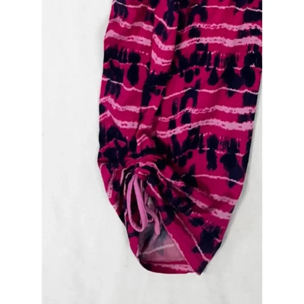 Cuddl Duds Smart Comfort 3X Jogger Pants Purple Drawstring Poly Spandex